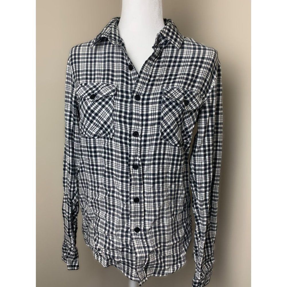 Warp and Weft plaid button down